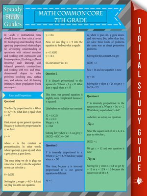 Math Common Core - ebook